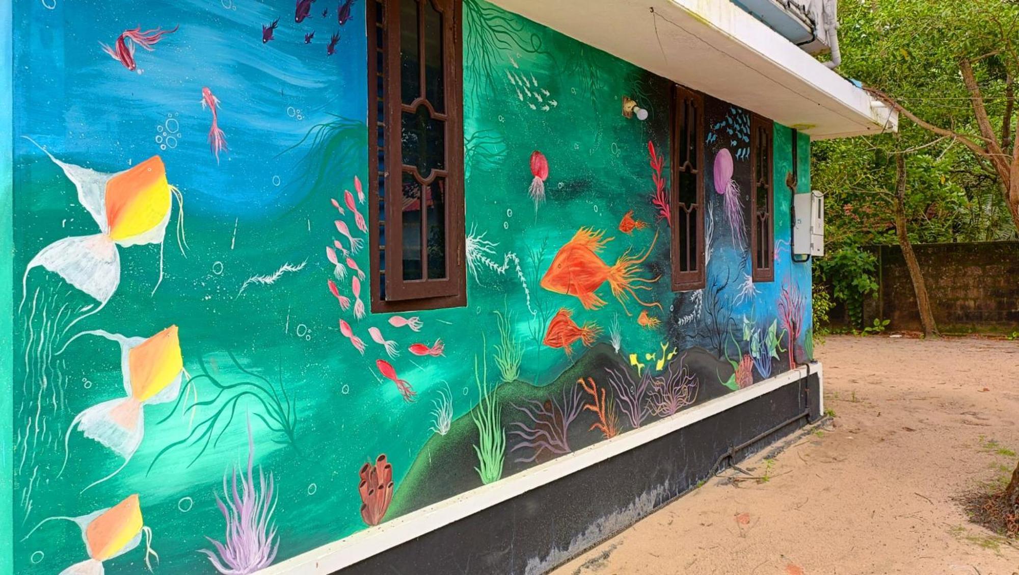 Marari Blue Whale Beach House Alappuzha Buitenkant foto
