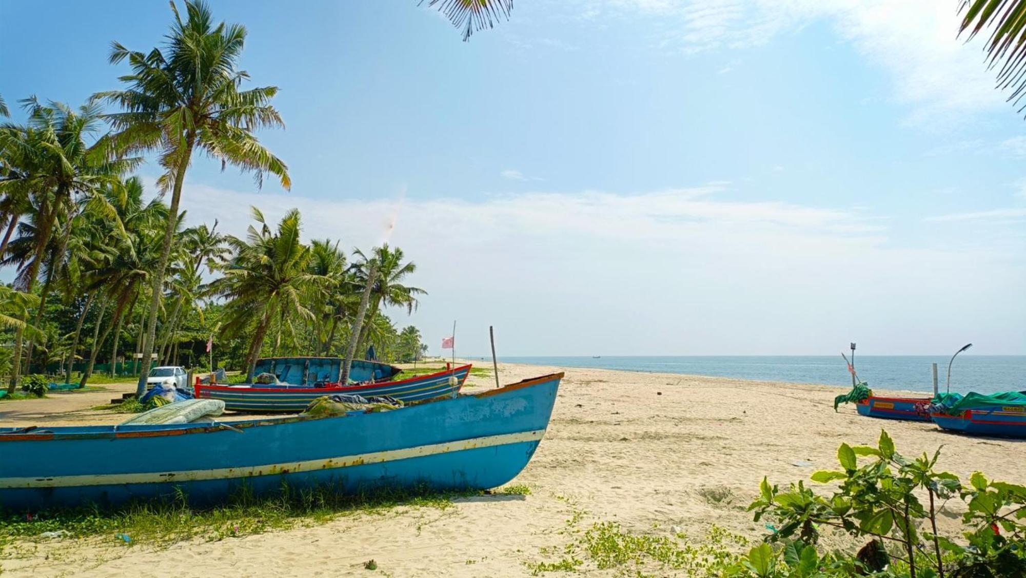 Marari Blue Whale Beach House Alappuzha Buitenkant foto